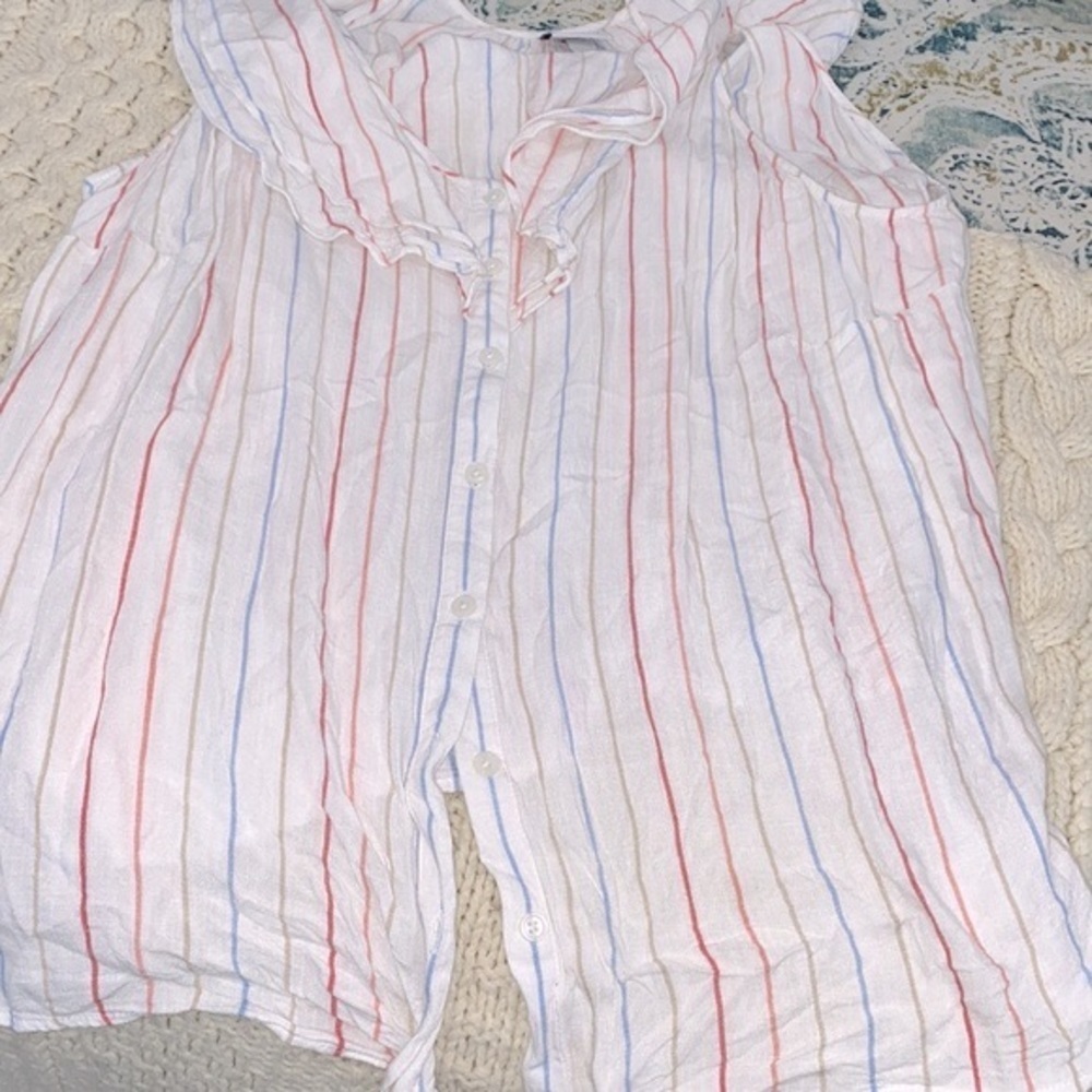 Ava & Viv boho striped top size 2X - Picture 7 of 8